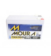 BATERIA PARA NOBREAK VRLA MOURA – MODELO: 12MVA7 – (7AH) – 12V