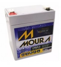 BATERIA PARA NOBREAK VRLA MOURA – MODELO: 12MVA5 – (5AH) – 12V